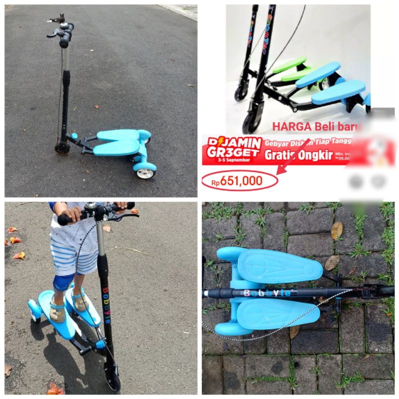 Scooter Pedal Injak kaki Otoped Skuter Mainan anak outdoor