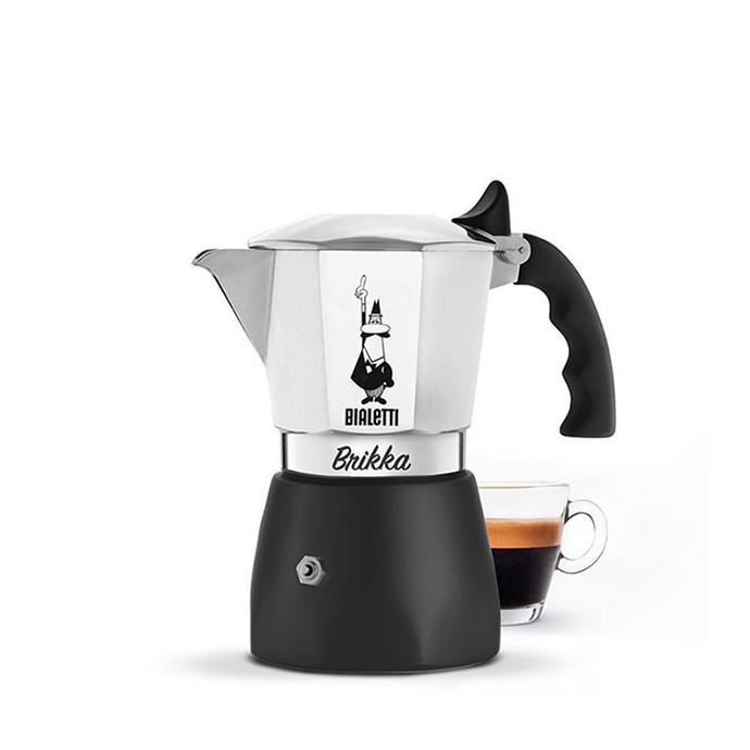 Bialetti - Brikka Black 2 Cups | Moka Pot