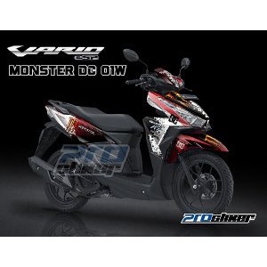 Monster Energy Striping Modifikasi Vario 125 Dan 150 Esp Full Body Bagus Limited Shopee Indonesia