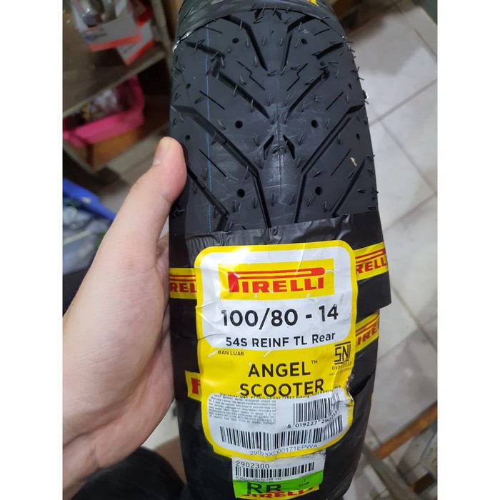 Dijual BAN LUAR MOTOR PIRELLI 100 80-14 100/80-14 100 80 14 ANGEL SCOOTER Diskon