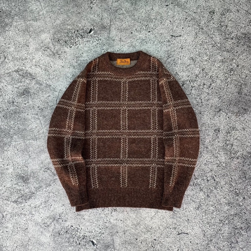 Ian Beg Wol Knitwear❗️THRIFT❗️ Sweater Rajut Vintage Cardigan Premium Crop Oversize Second Preloved