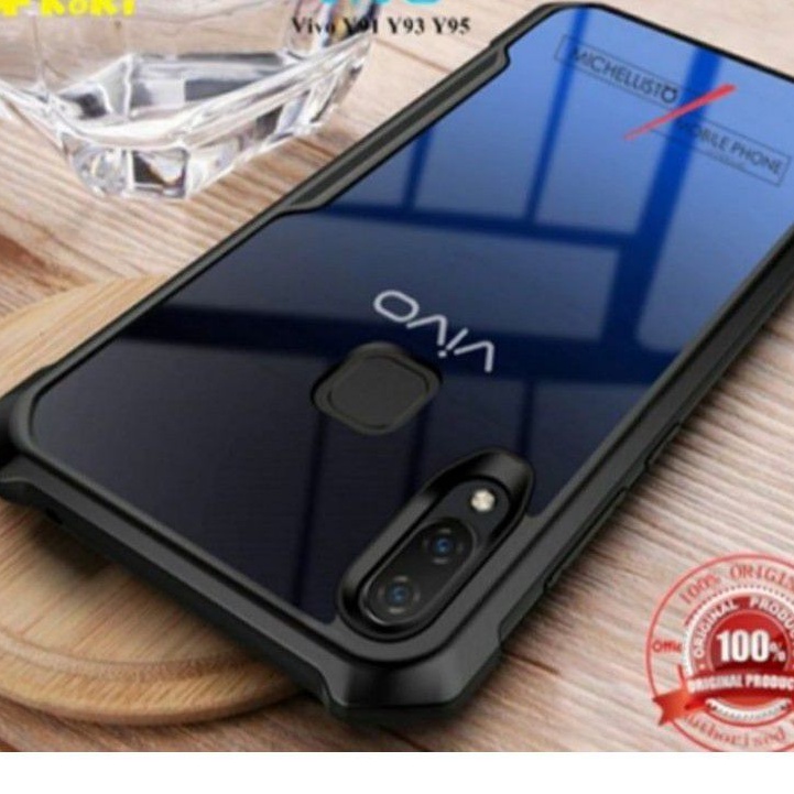 S/P- CASING COVER CASE For Vivo Y91 Y93 Y95 Softcase casing kondom cover Clear Armor Bumper Transparant ShockProof