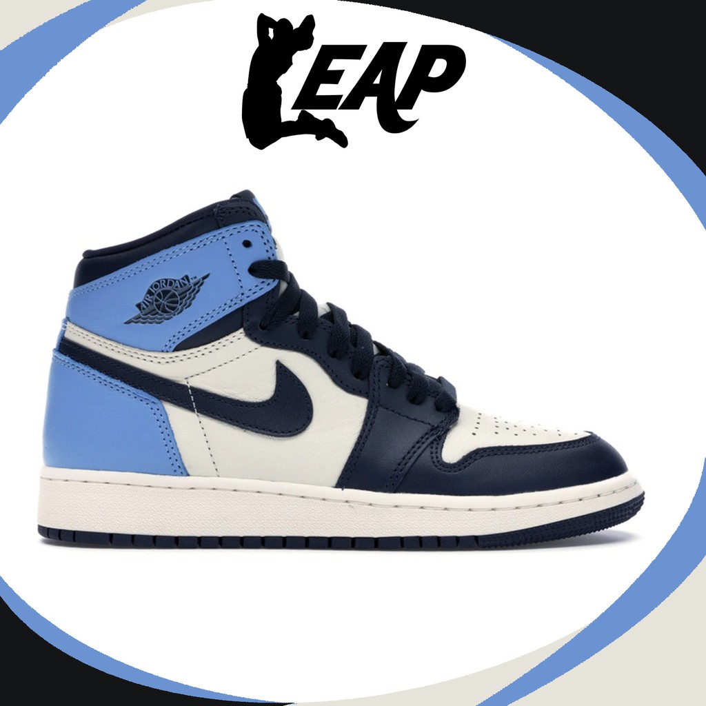( HQ ) Air Jordan 1 Retro High || Obsidian