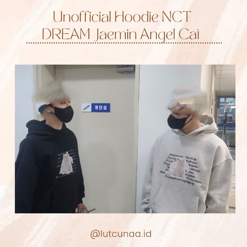 Pre-order Unofficial HOODIE Jaemin Jeno ITZAVIBE cat angel  NCT DREAM