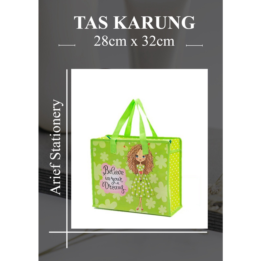 Tas Karung Serbaguna Tas Belanja Tas Loundry Ukuran 28cm x 32cm