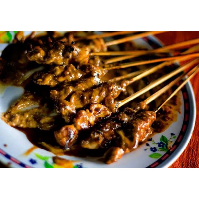 

sate ayam daging polos