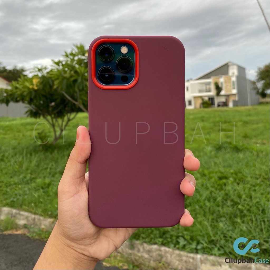 Premium Full Cover Softcase (3) for iPhone 6 7 8 6+ 7+ 8+ SE X XS XR 11 12 13 Mini Pro Max-Plum