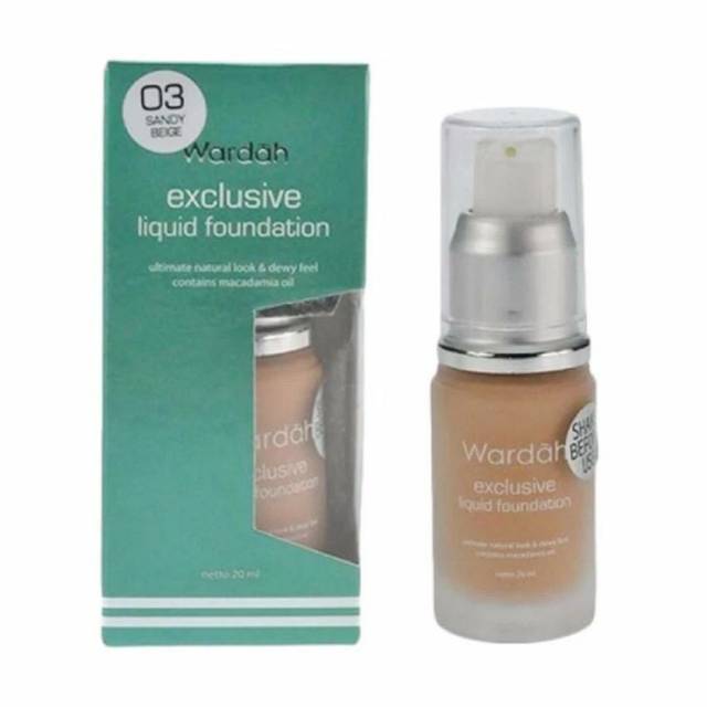 Wardah Exclusive Liquid  Foundation SPF 30 ~ 100% ORIGINAL