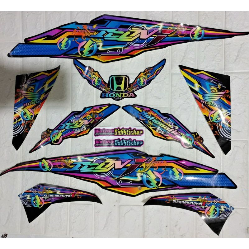 STRIPING BEAT FI 2013-2014-2015 COSTUM KEREN