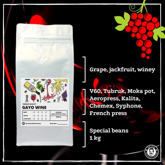 

Arabika Gayo Wine 1kg