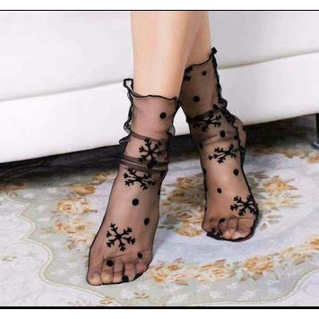 Kaos Kaki Renda Serut Dewasa Korean Shoes