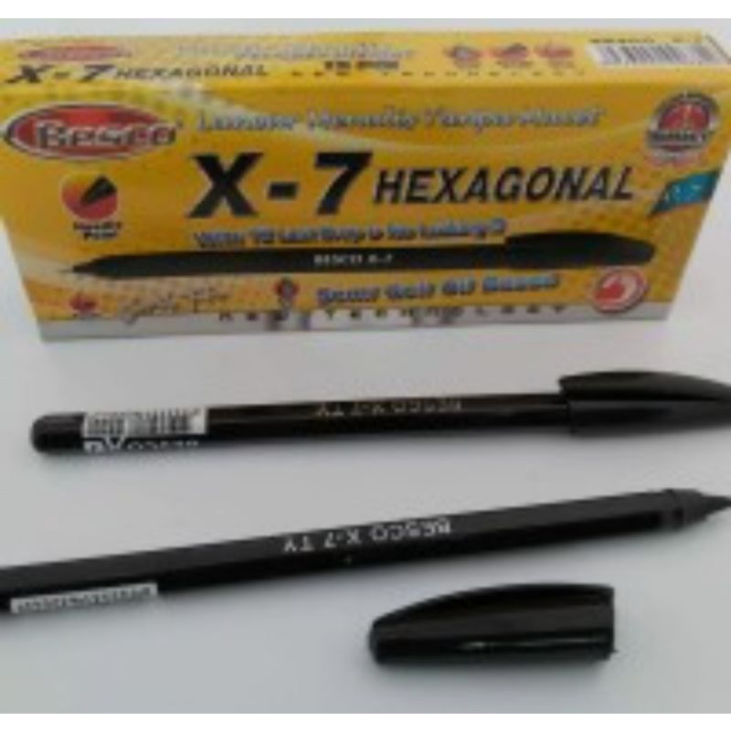 

BALLPOINT BESCO X-7 SEMI GEL ISI 12 PCS