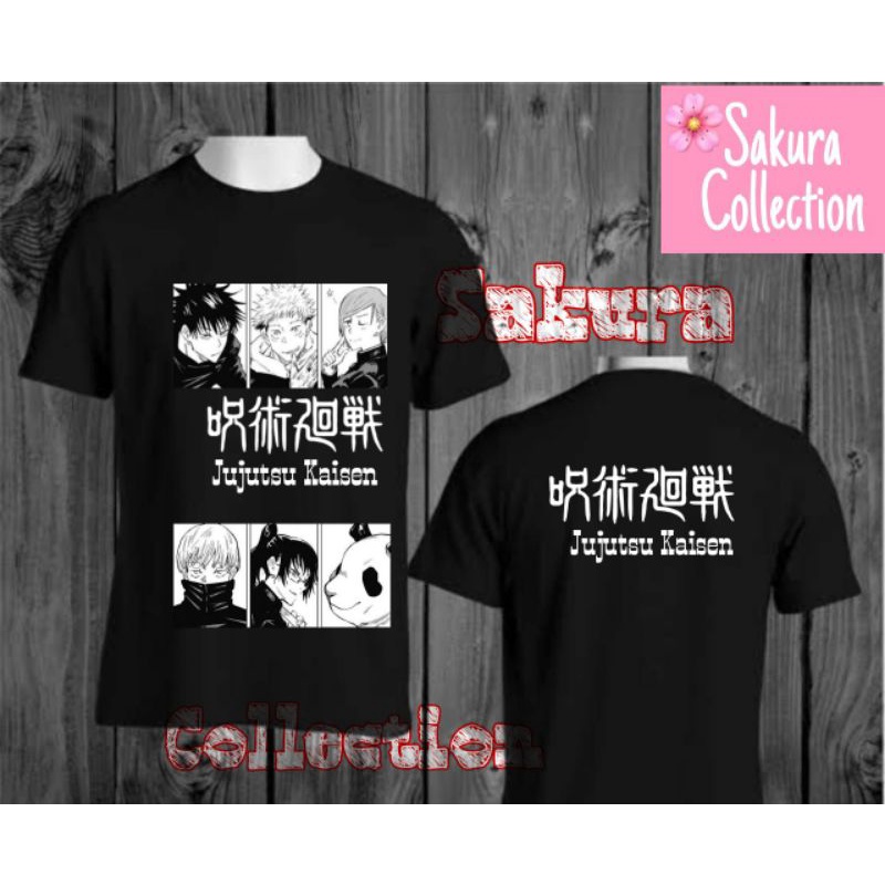 Kaos Pria Wanita Kaos distro pria wanita T-shirt Baju - Anime Jujutsu Kaisen