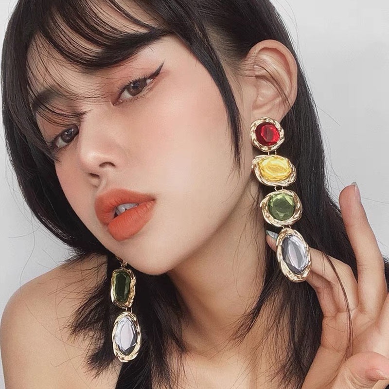 Anting Drop Warna Permen untuk Anting Jelly Wanita