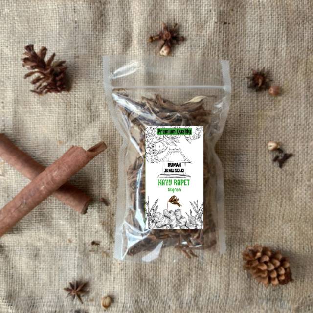 

Premium RUMAH JAMU S - Quality 50gram Kayu rapet herbal kewanitaan
