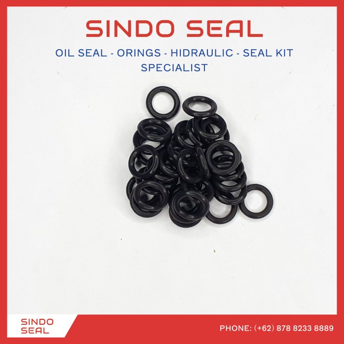 ORING SEAL SIL 3X5 3*5 ID 5mm T 3mm 3 X 5 NBR70 FKM TAHAN PANAS