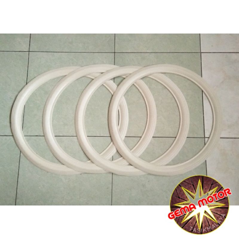 Lis ban motor Honda bebek ukuran ring 17 polos - warna