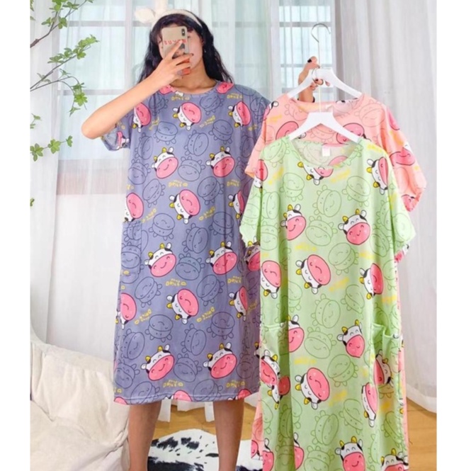 DASTER SPANDEK KANTONG JUMBO MOO LD 115 - 125 / DASTER KAOS / DASTER IMPORT / DASTER KOREA