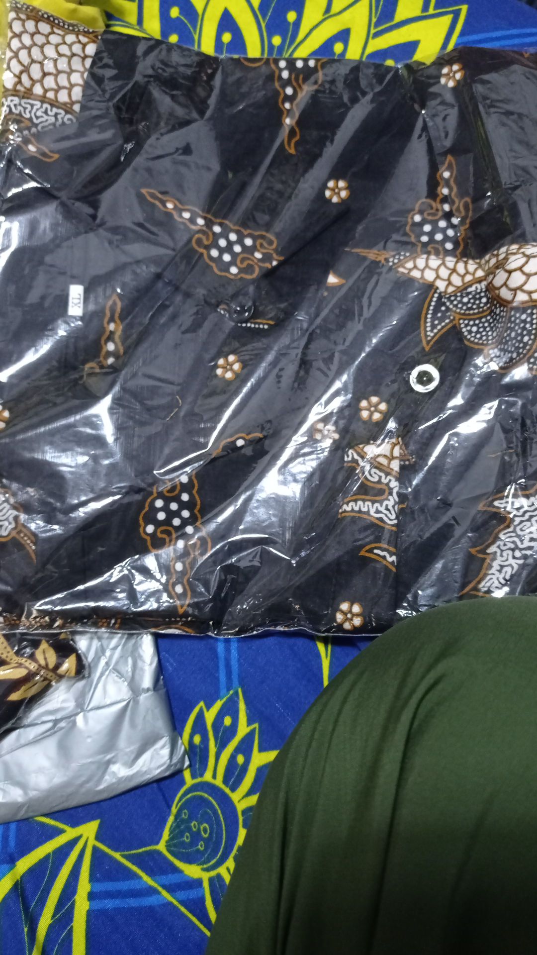 Batik Pria Size M L Xl Xxl  Bswart Batik Hrb026 Kenongo Kemeja Panjang Padi