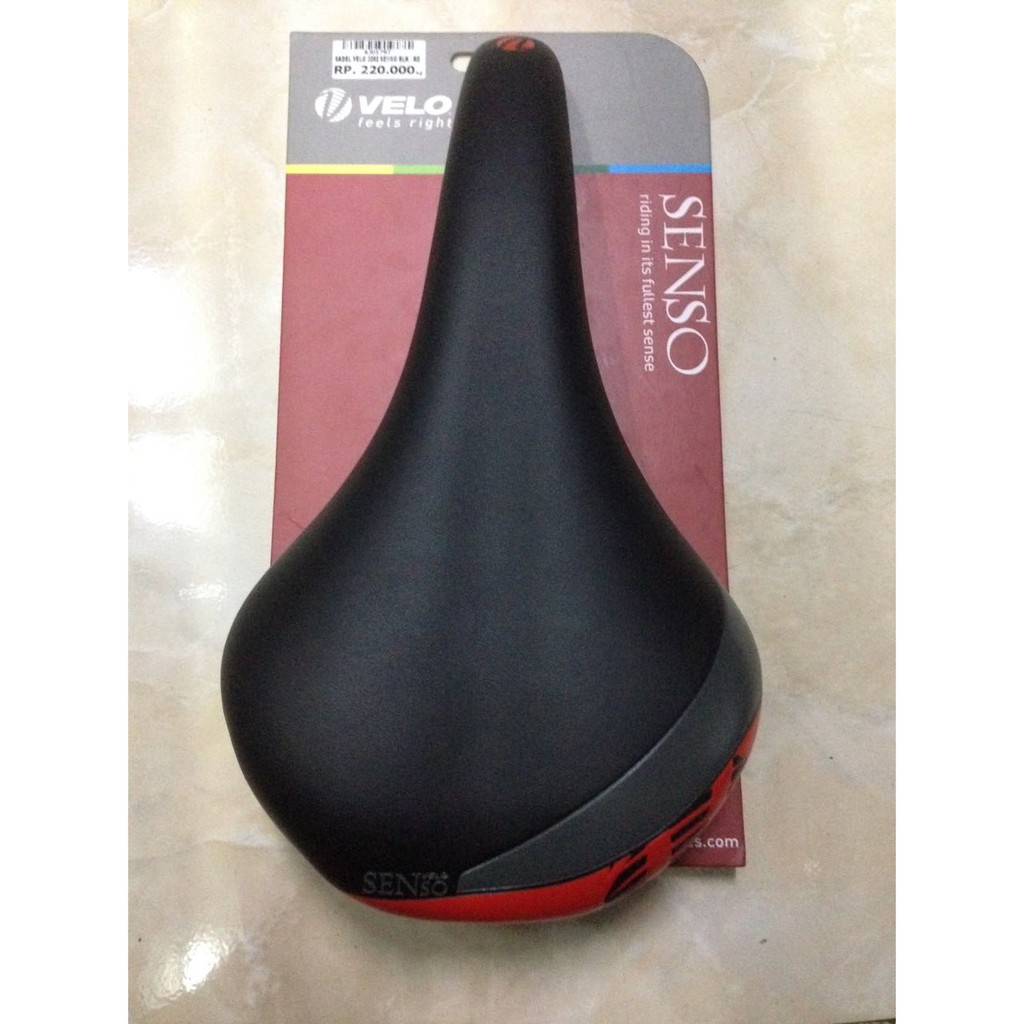 SADEL VELO 3202 SENSO BLACK RED