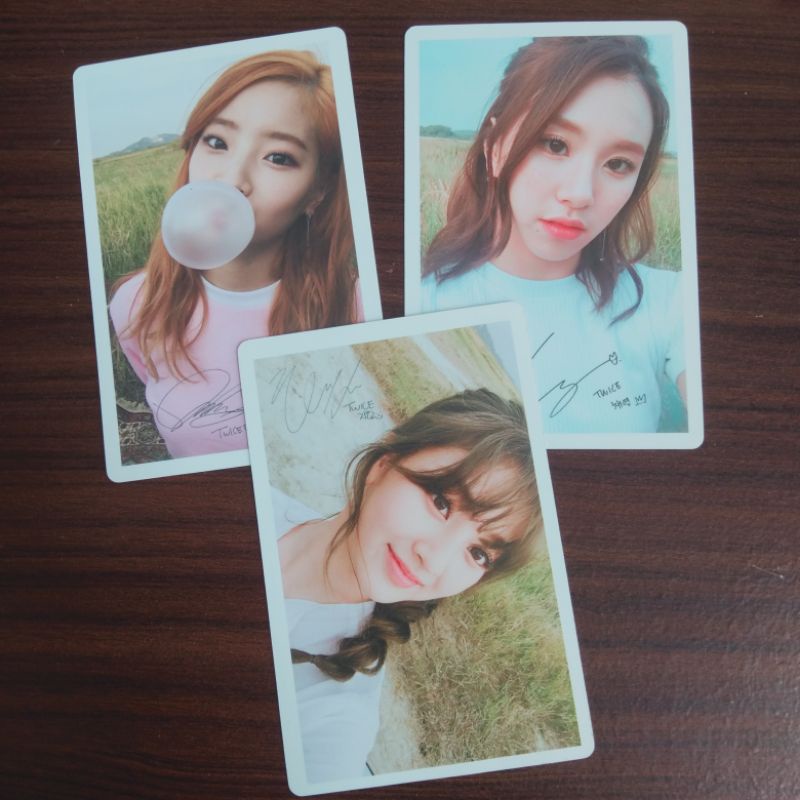TWICE OFFICIAL PHOTOCARD ALBUM TWICECOASTER LANE 1 TT JIHYO DAHYUN CHAEYOUNG