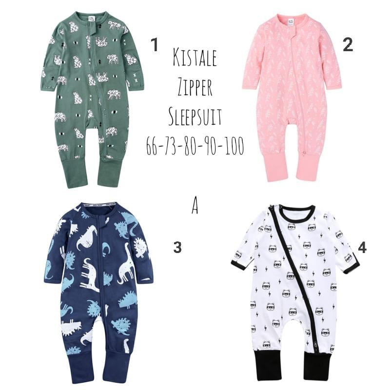 sleepsuit Kids Tale/ sleepsuit bukaan kaki baby import/ baju kidstale/ baju tidur bayi