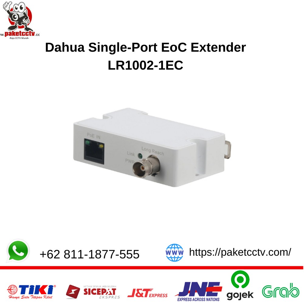 Dahua Single-Port EoC Extender LR1002-1EC