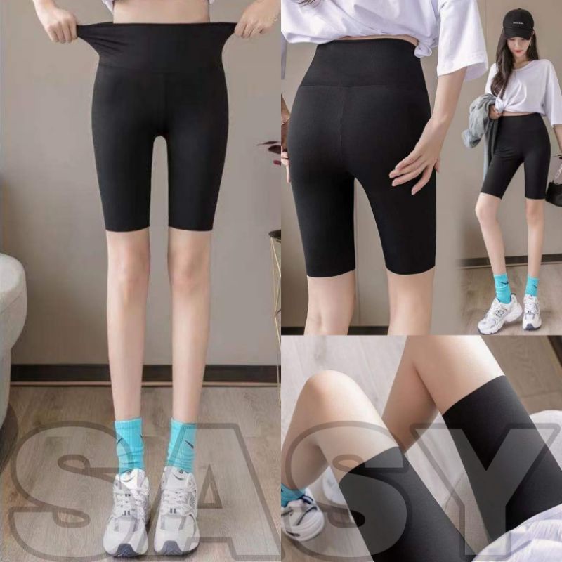 SASY SPORT CELANA SHORT STREET / HOT PANTS MINI / POP PANTS / BIKE SHORT HW POLOS / SPORT HQ IMPORT / CELANA LEGGING SPORT WANITA / LEGGING PENDEK WANITA