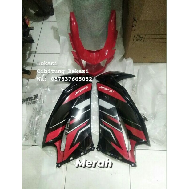 MERAH Batok fairing sayap ninja rr new merah model 2015 2016
