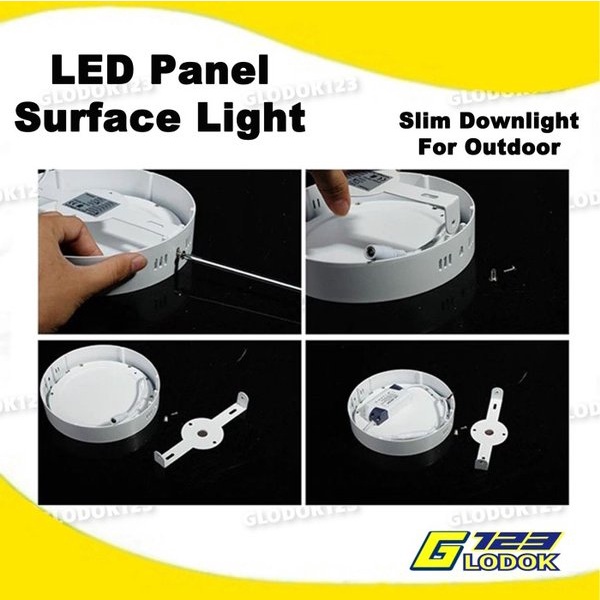 Lampu Downlight 12W 18W Lampu LED Panel Surface Light Outdoor