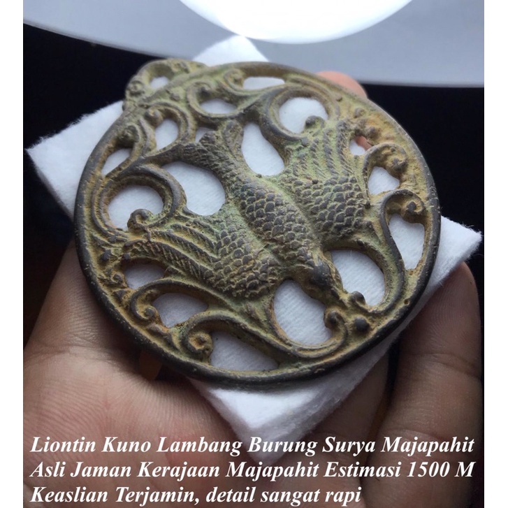 Liontin Kuno Lambang Burung Surya Wengga Majapahit 1500M