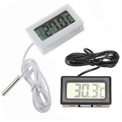 Effosola Pengukur Suhu Digital Termometer Aquarium Kabel 1M TPM-10 ALAT UKUR SUHU AKUARIUM MURAH BAGUSSS