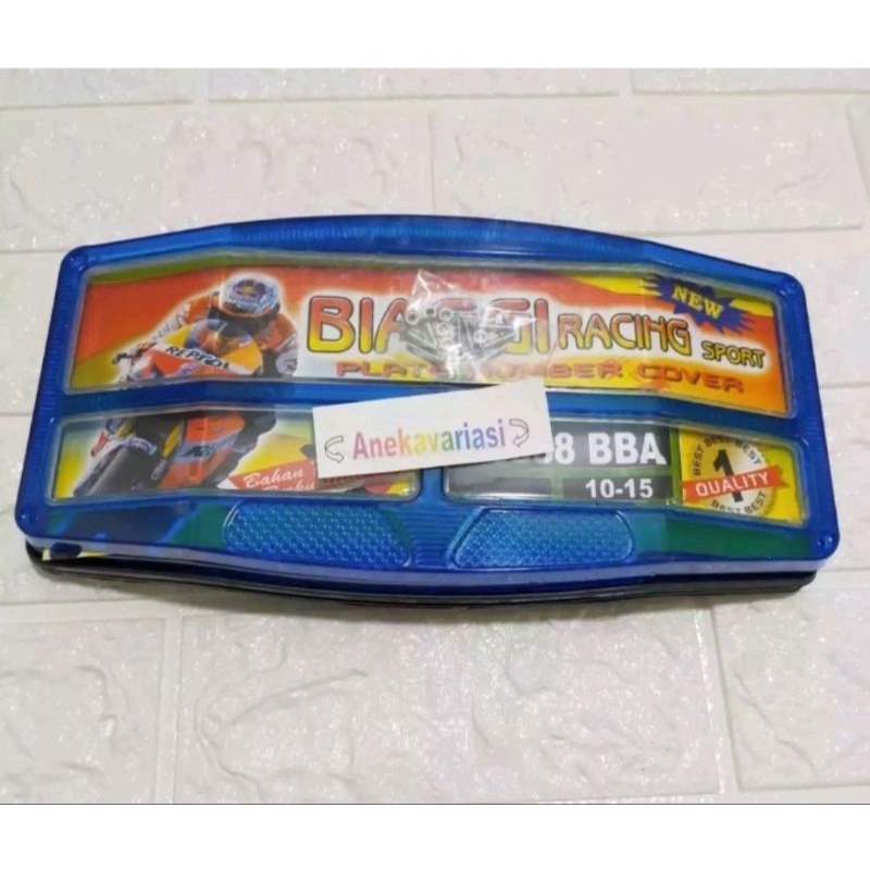 dudukan plat nomor cekung cover plat nomor cembung