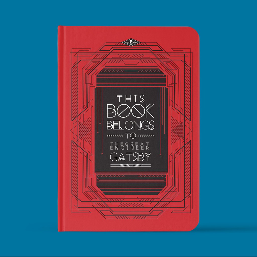 

Notebook Buku Tulis Catatan A5 A6 Hardcover by Buddybooks GEOMETRY 02 Custom Notebook / Planner / Journal