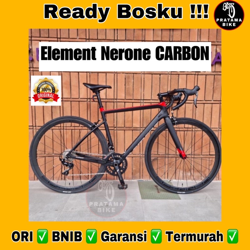 Sepeda Balap Roadbike Road Bike Element 700C Nerone Carbon Terbaru