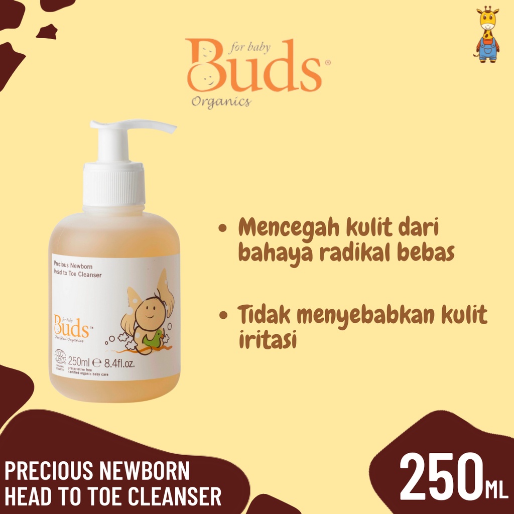 BUDS Precious Newborn Head To Toe Cleanser 250ml