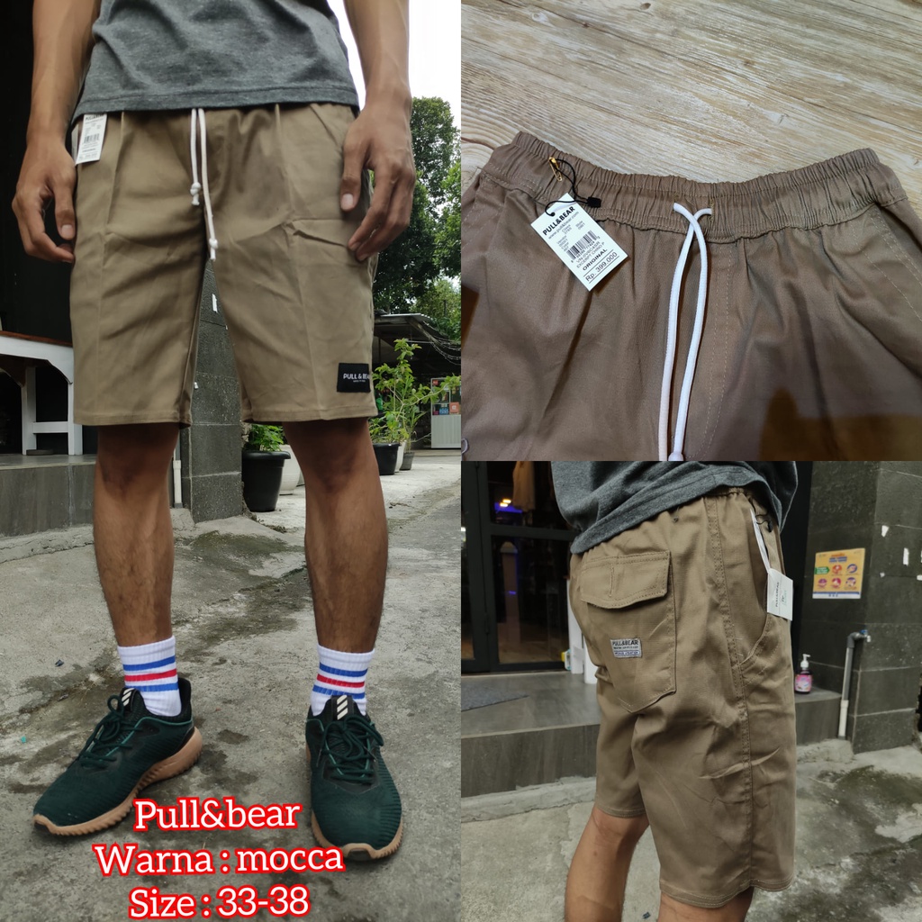 chinos pendek pria premium - pakaian pria bawahan - chino pendek cowok - celana casual - jeans pende