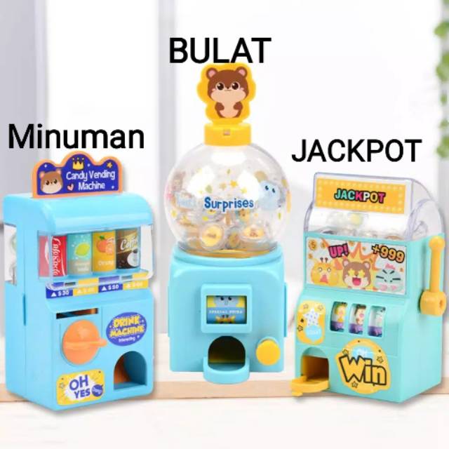 MOMBABY1 Mainan Anak Vending Machine atau Kado Mainan Anak Vending Machine