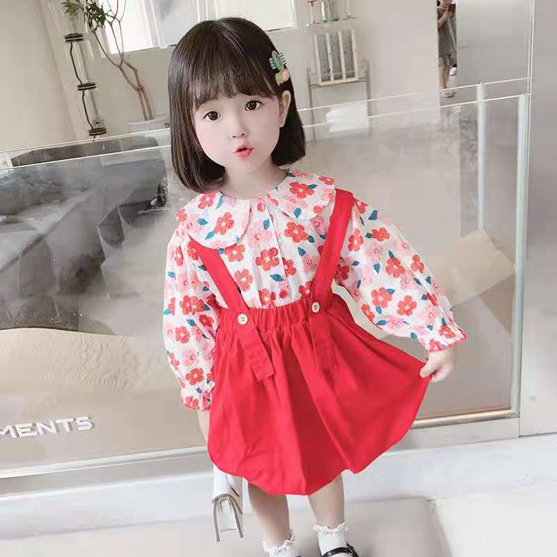 DR115-Dress Bayi Anak Perempuan Flower Yakuza