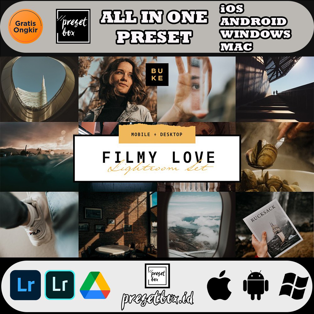 BK - FILMY LOVE (Faded Analogue) Lightroom Preset Android iOS Windows