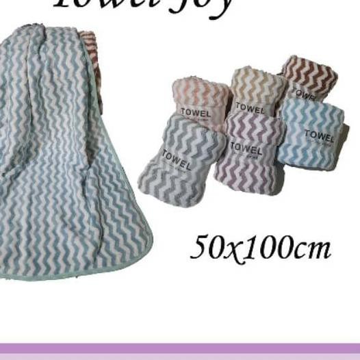 ❀ JH Handuk Microfiber Towel Joy Uk 50x100 Paling ✫