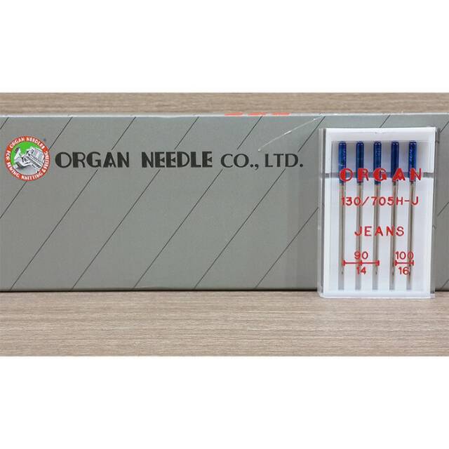 Jarum Mesin Jahit untuk Bahan JEANS - DENIM merk Organ Needles