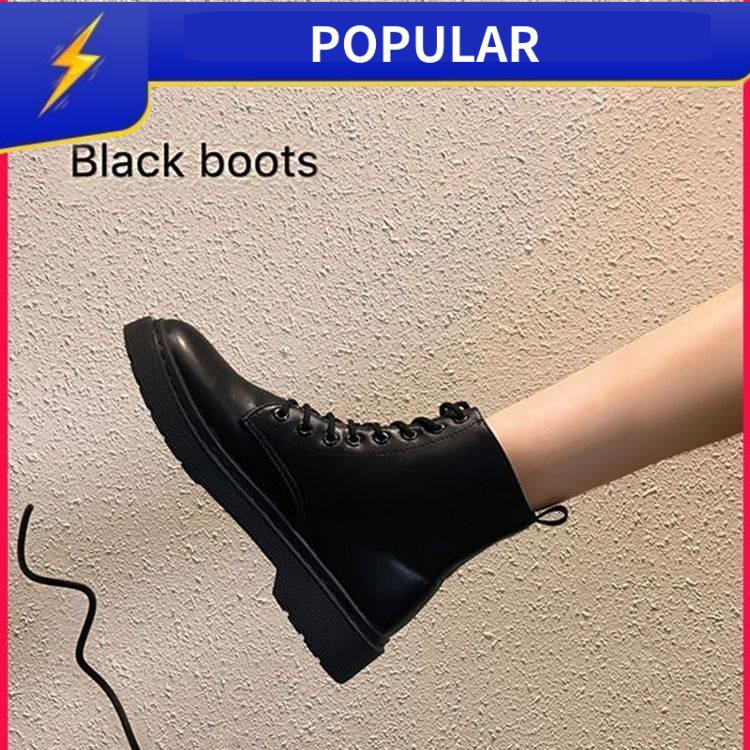 indotex [READY STOCK] kasut boots wanita kasut bot kasut but wanita  kasut wanita Martin Boots Perem