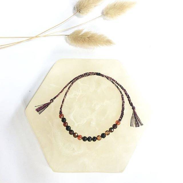 Sandy Stone (gelang etnik/ gelang tali/ gelang beads/ gelang)