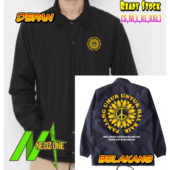 COACH JAKET KEREN PLURALISME PANJANG UMUR UNTUK SEMUA HAL BAIK (READY SIZE S-XXL)