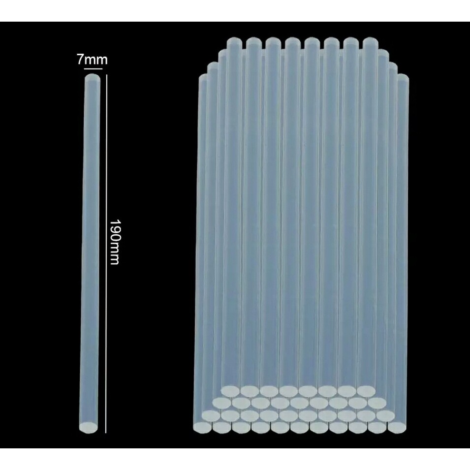 Isi Ulang Lem Tembak 19Cm / Reffil Lem Tembak / Lem Bakar Kecil / Reffil Glue Gun Kecil 7mm