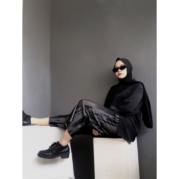 'Free Box' Sepatu Boots Pantofel Wanita ORI LOKAL! REALPICT KUALITAS TERBAIK | Sepatu slip on wanita | DS 001