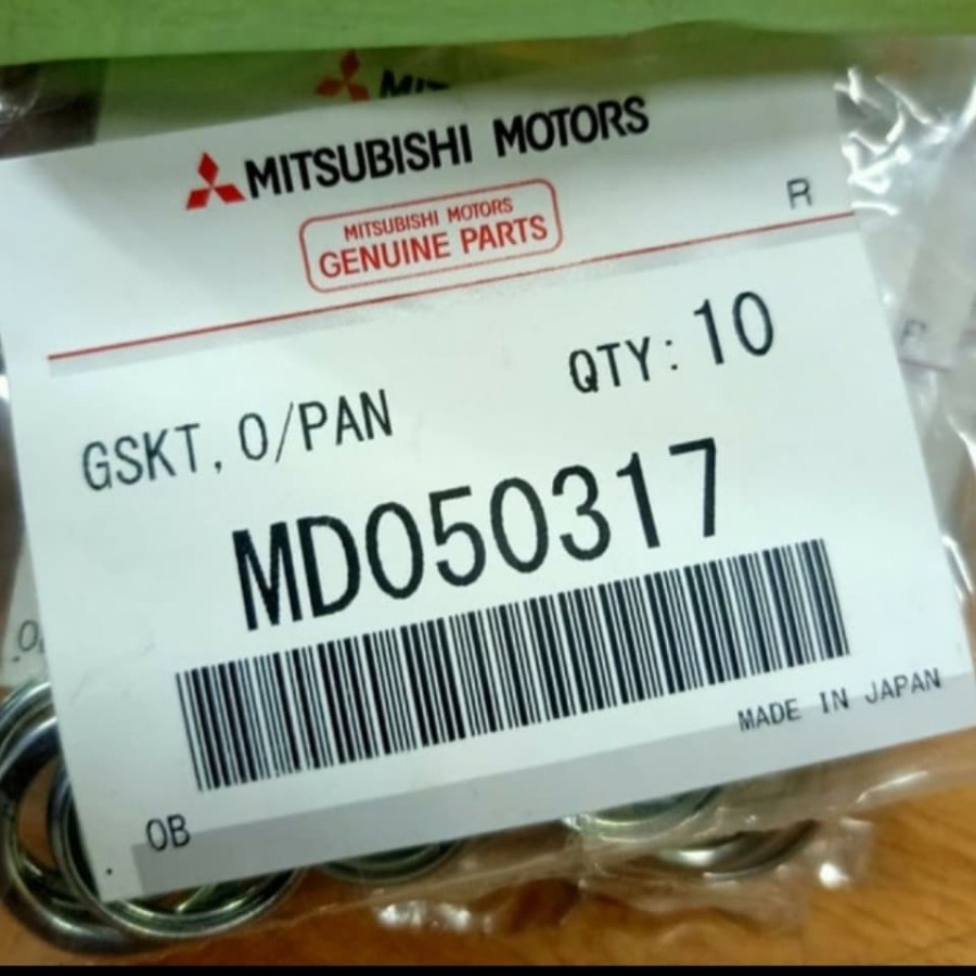 GASKET OLI MESIN 17 - GASKET OIL DRAIN MITSUBISHI ORIGINAL - MD050317