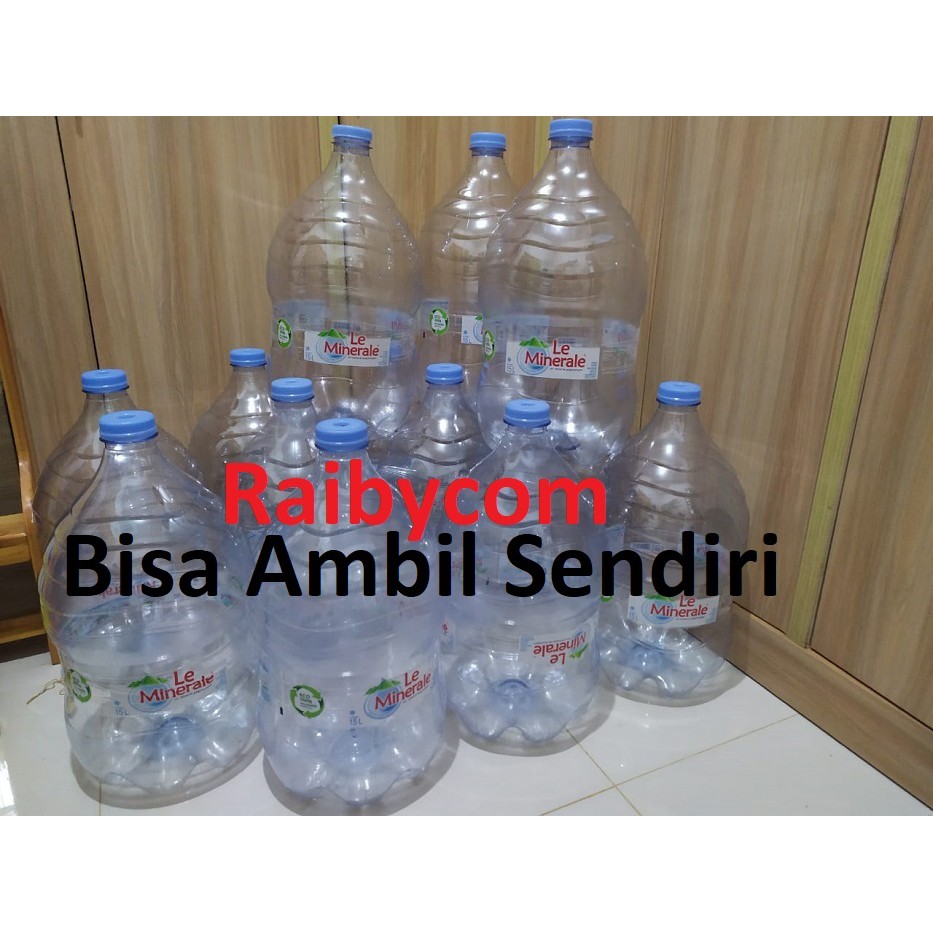 Galon Kosong Le Minerale 15 Liter Galon Bekas Leminerale Grab Gojek