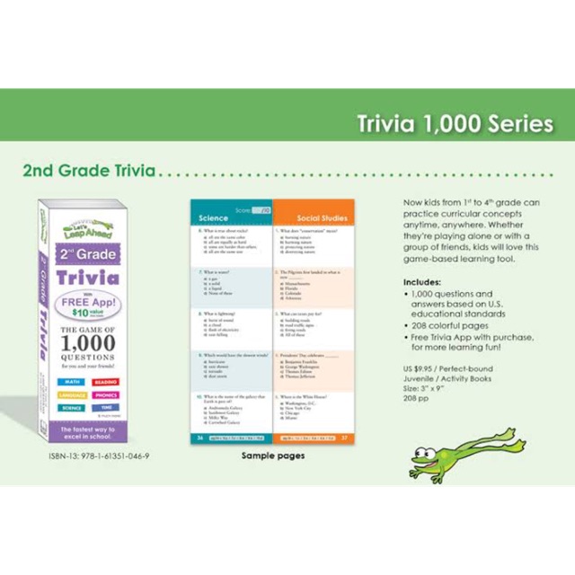 Let S Leap Ahead 2nd Grade Trivia Shopee Indonesia